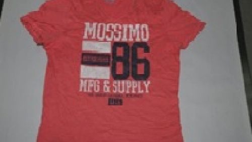 This pink Mossimo brand t-shirt is of particular interest to police. (Victoria Police)