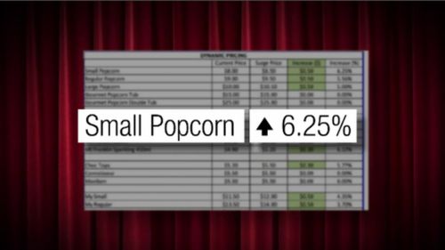 Village Cinemas said it is investigating claims of price surging at its candy bar. (9NEWS)