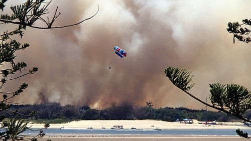 Smoke seen from Crystal Bay Resort. (Supplied / Tim Cram)