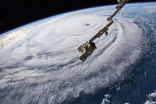 Footage from the International Space Station shows how epic the storms across the globe are.