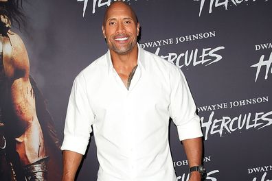 Dwayne Johnson arrives at the screening of "HERCULES" at Event Cinemas George Street on June 19, 2014 in Sydney, Australia.