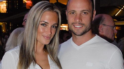 Oscar Pistorius with Reeva Steenkamp. (Getty)