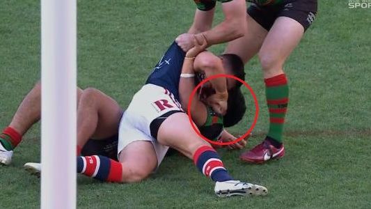 Victor Radley was binned for punching Taane Milne while they were on the ground.