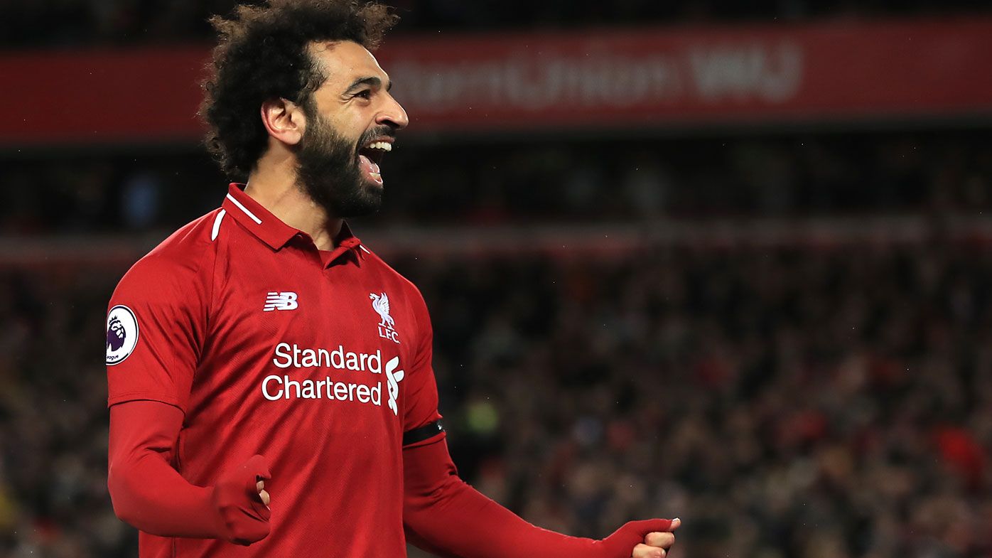 Mo Salah and Sadio Mane braces send Liverpool top of EPL, for now