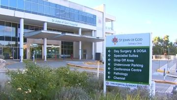 Man suffers burns after alleged fire breaks out during surgery at St John of God Subiaco Hospital in Perth