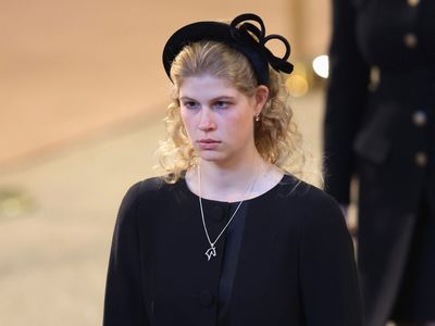 Lady Louise Windsor at the vigil for Queen Elizabeth II at Westminster Hall