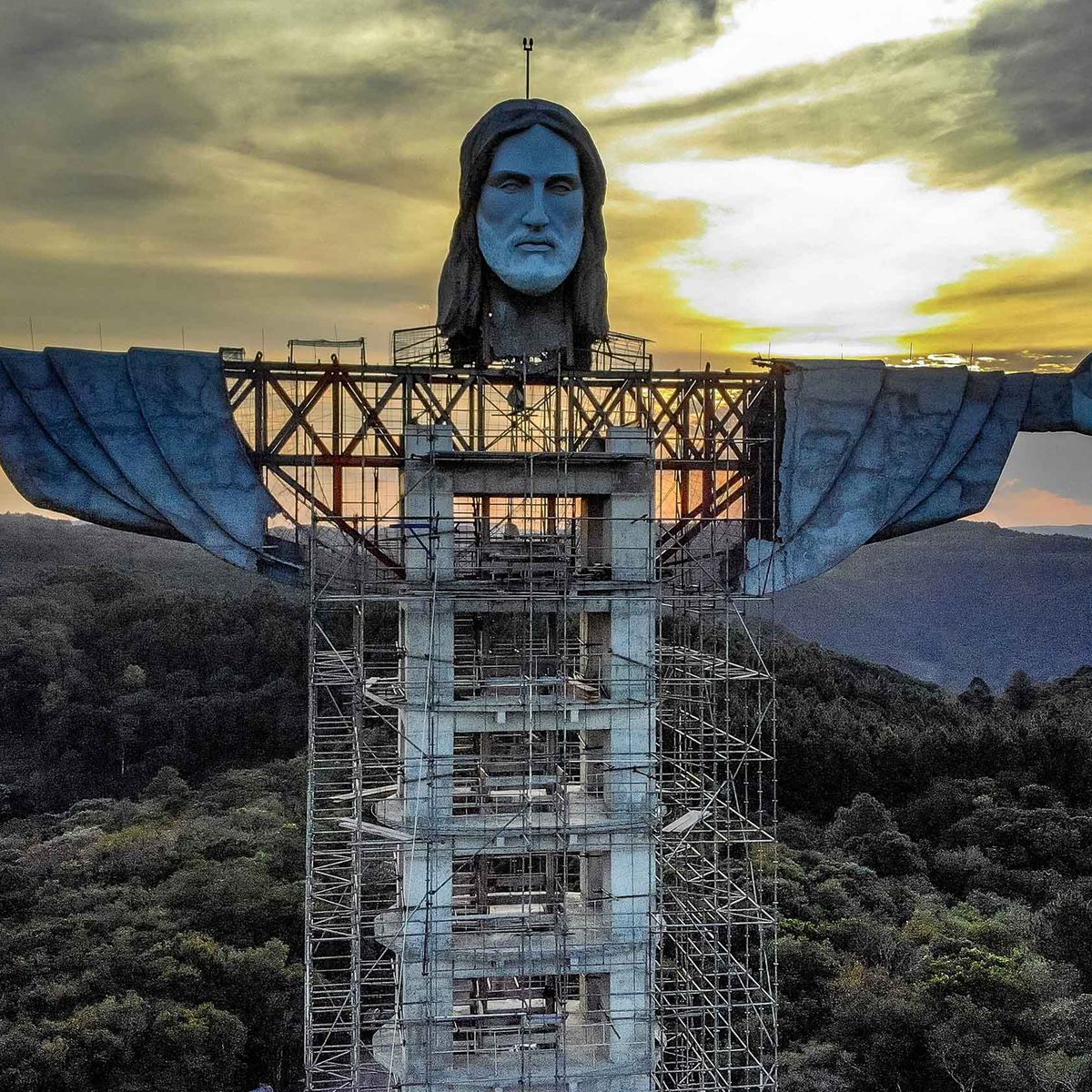 New Christ statue built in Brazil taller than Redeemer Rio De Janeiro