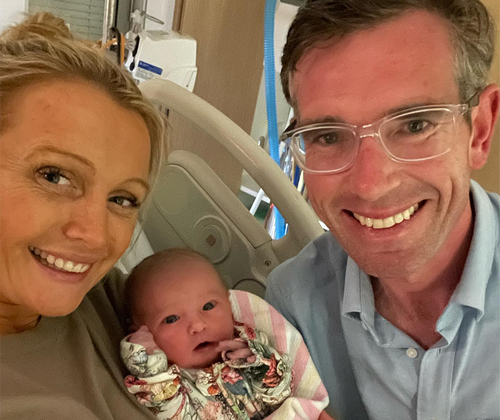 NSW Premier announces birth of baby girl.