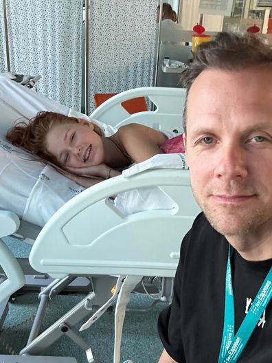 Adam Beyer with daughter Uma
