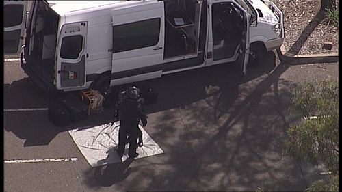 A man and a woman are assisting police with inquiries. (9NEWS)