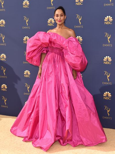 Actress Tracee Ellis Ross at the 70th Emmy Awards in Los Angeles, September, 2018