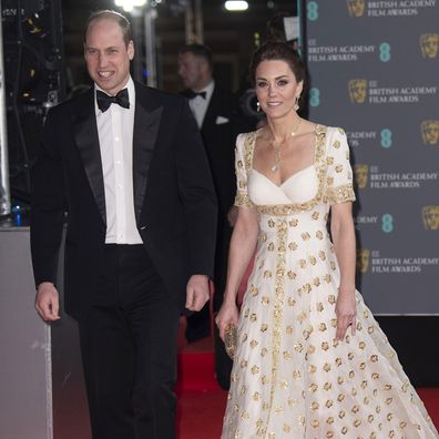 Kate and William walk the red carpet at the BAFTAs