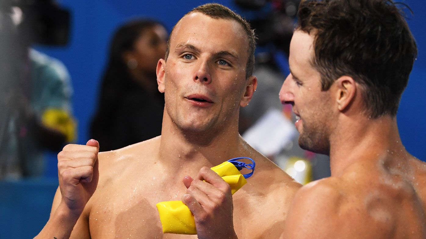 Aussie men win freestyle relay gold medal