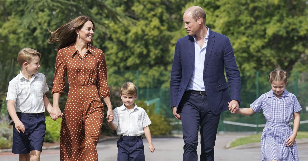 George, Charlotte and Louis’ lives changed forever hours after this photo was taken