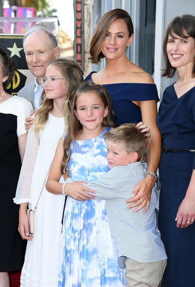 Jennifer Garner with her three kids