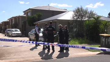 Crime scene at Brahma Lodge, Adelaide.