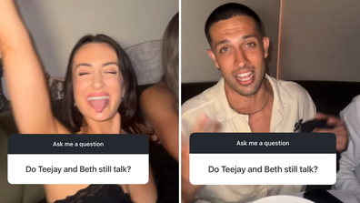 MAFS stars Teejay and Beth Kelly 