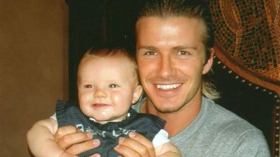 David Beckham dengan putra Cruz Beckham