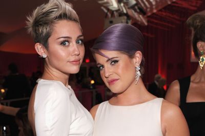 Kelly is Miley's BFF, but that didn't stop her from being brutally honest about Miley's VMAs performance while discussing it on <i>Fashion Police</i>. 'Put your f---ing tongue in your mouth!' Kelly said.<br/><br/>Image: Getty
