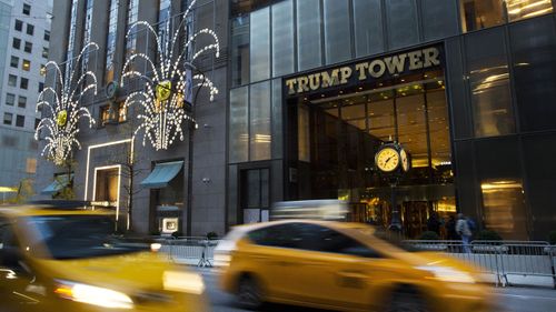 Trump Tower on Fifth Avenue. 