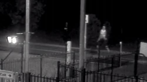 The alleged attacker is still on the loose with a similar incident captured on CCTV on April 1.