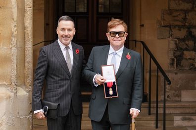 Sir Elton John with David Furnish