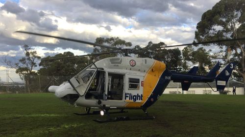 An eight-year-old boy suffered a 'rare' cardiac arrest in Sydney. (Supplied/CareFlight)