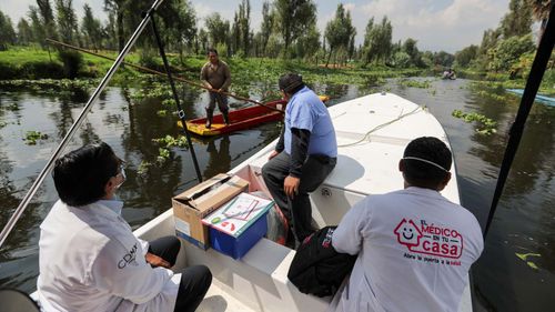 Mexico's famous floating gardens reopen after virus shutdown