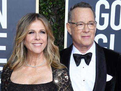 Rita Wilson and Tom Hanks, Golden Globe Awards, 2020