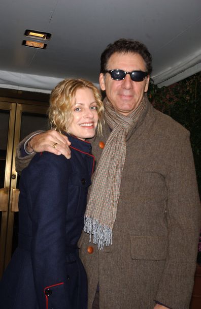 Michael Richards, wife Beth Skipp, 2005, New York City