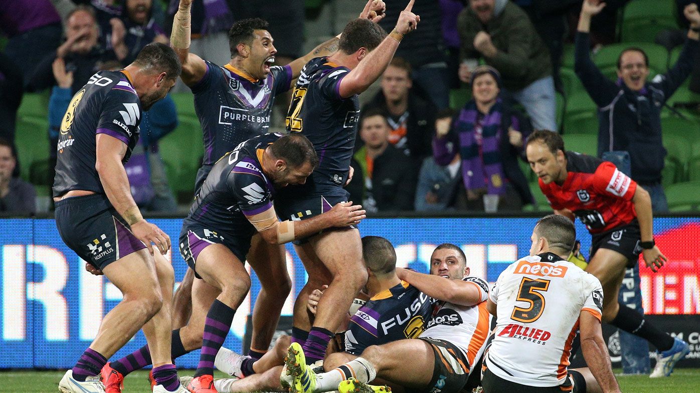 NRL: Tigers left to lick their wounds as Melbourne Storm get out of jail