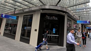 A Telstra shop in Sydney.