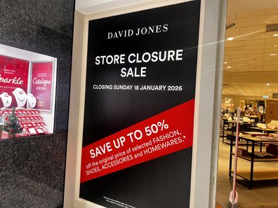 david jones castle towers in castle hill closure and tuggerah
