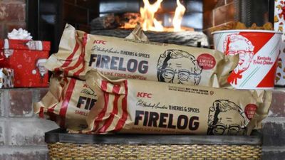 KFC launches fried chicken firewood