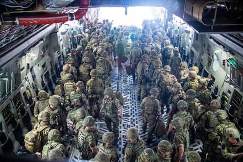 British soldiers arrive in Kabul to rescue British nationals in Afghanistan as the security situation worsens.