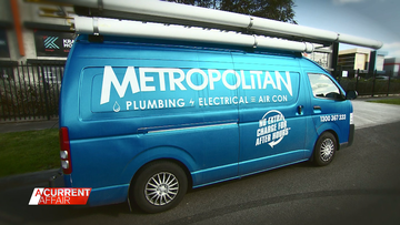 A Metropolitan Plumbing van