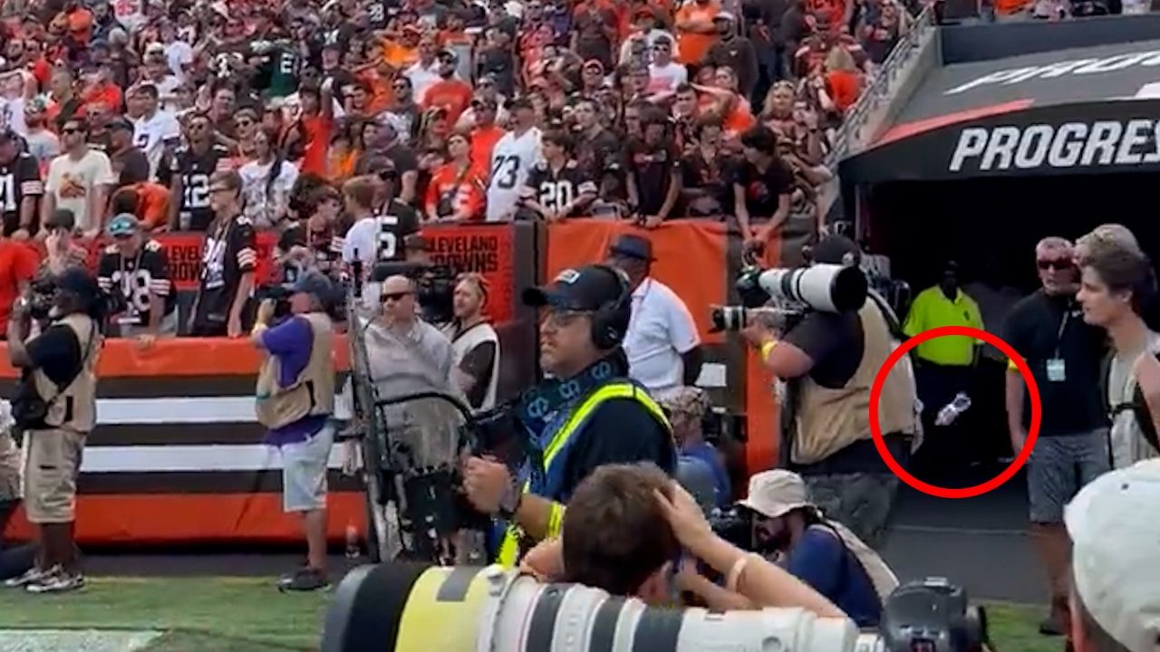 NFL owner hit by bottle by fan in chaotic scenes amid all-time comeback