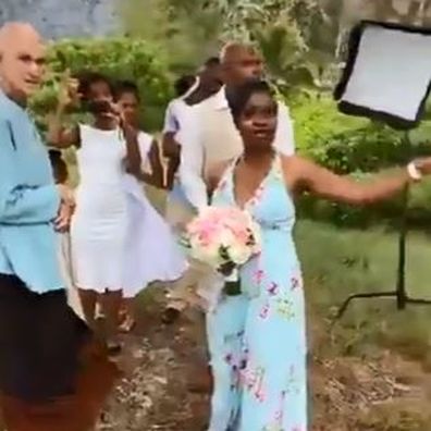 'Wedding Karen' interrupts beach side ceremony amid coronavirus