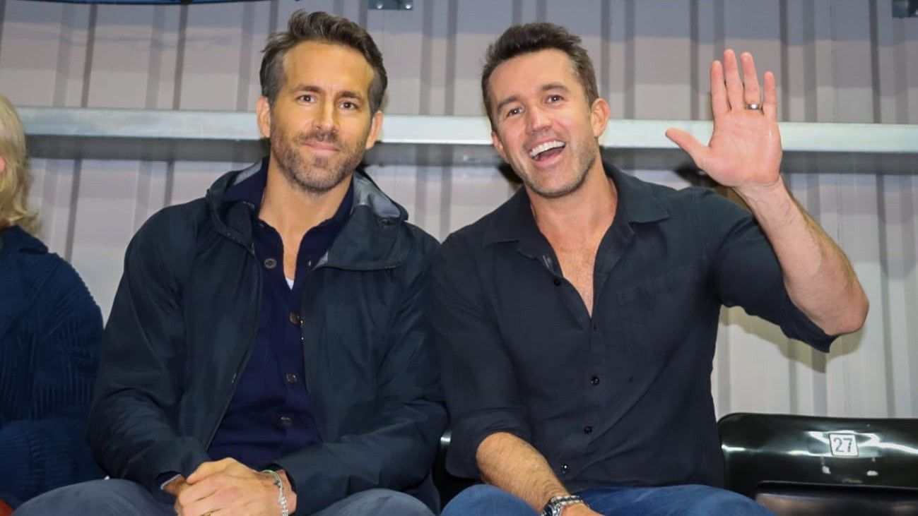 Ryan Reynolds and Rob McElhenney make first appearance at Wrexham match since buying club