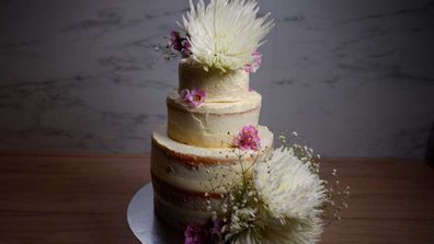 Jane de Graaff's supermarket wedding cake