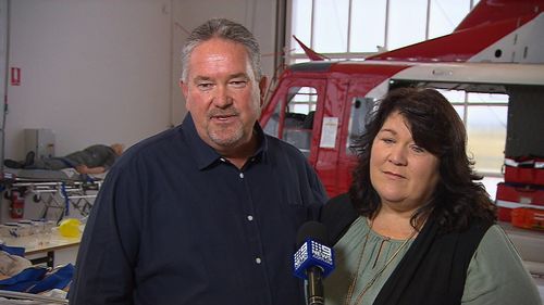 The Reddens described Medstar as life-saving.