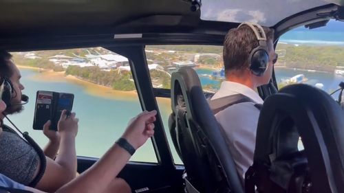 Footage from cockpit in Gold Coast helicopter crash