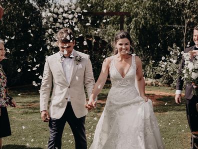 In just 48-hours, the Broken Hill community rallied to put on the perfect wedding for Lauren and Nick Jackson.