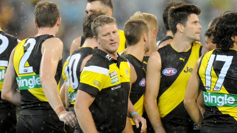 Richmond coach Damien Hardwick says Tigers aren't getting carried away with wins 