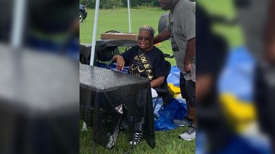 Woman marks 100th birthday with drive-thru party