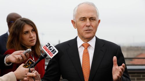 "Other than our example, we don't presume to give you political advice," Mr Turnbull said. (AAP)