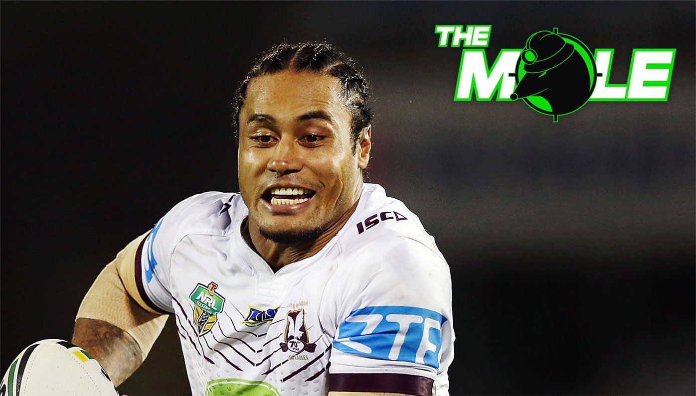 Steve Matai during his playing days for Manly.