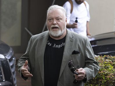 Radio host Kyle Sandilands leaves  is home in, Vaucluse, 17 March 2026. Image 2