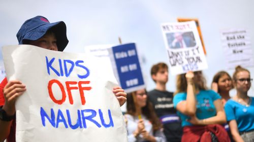 The detention of the children on Nauru triggered condemnation in Australia.