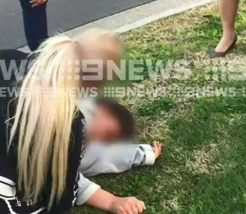 Neighbours jumped the back fences to help the injured teen. 